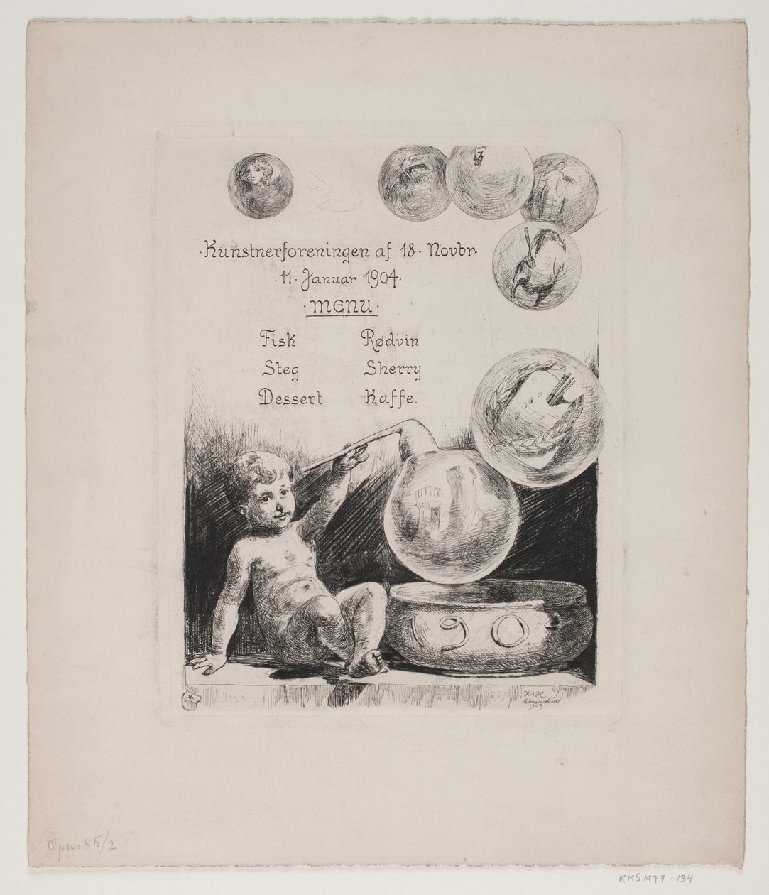 Menu Card by Hans Nikolaj Hansen