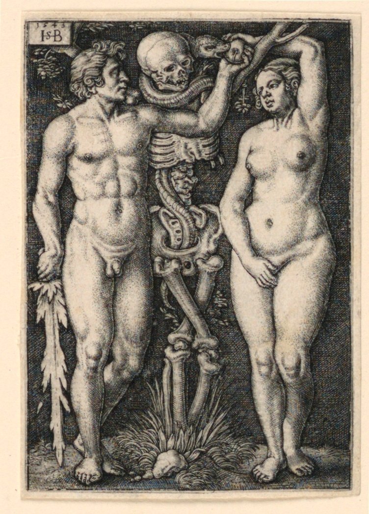 Adam and Eve by Hans Sebald Beham