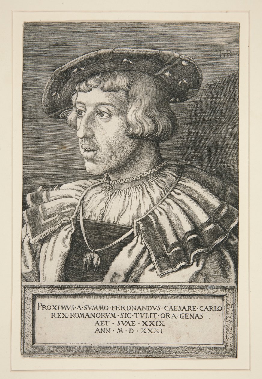 Ferdinand I by Hans Sebald Beham