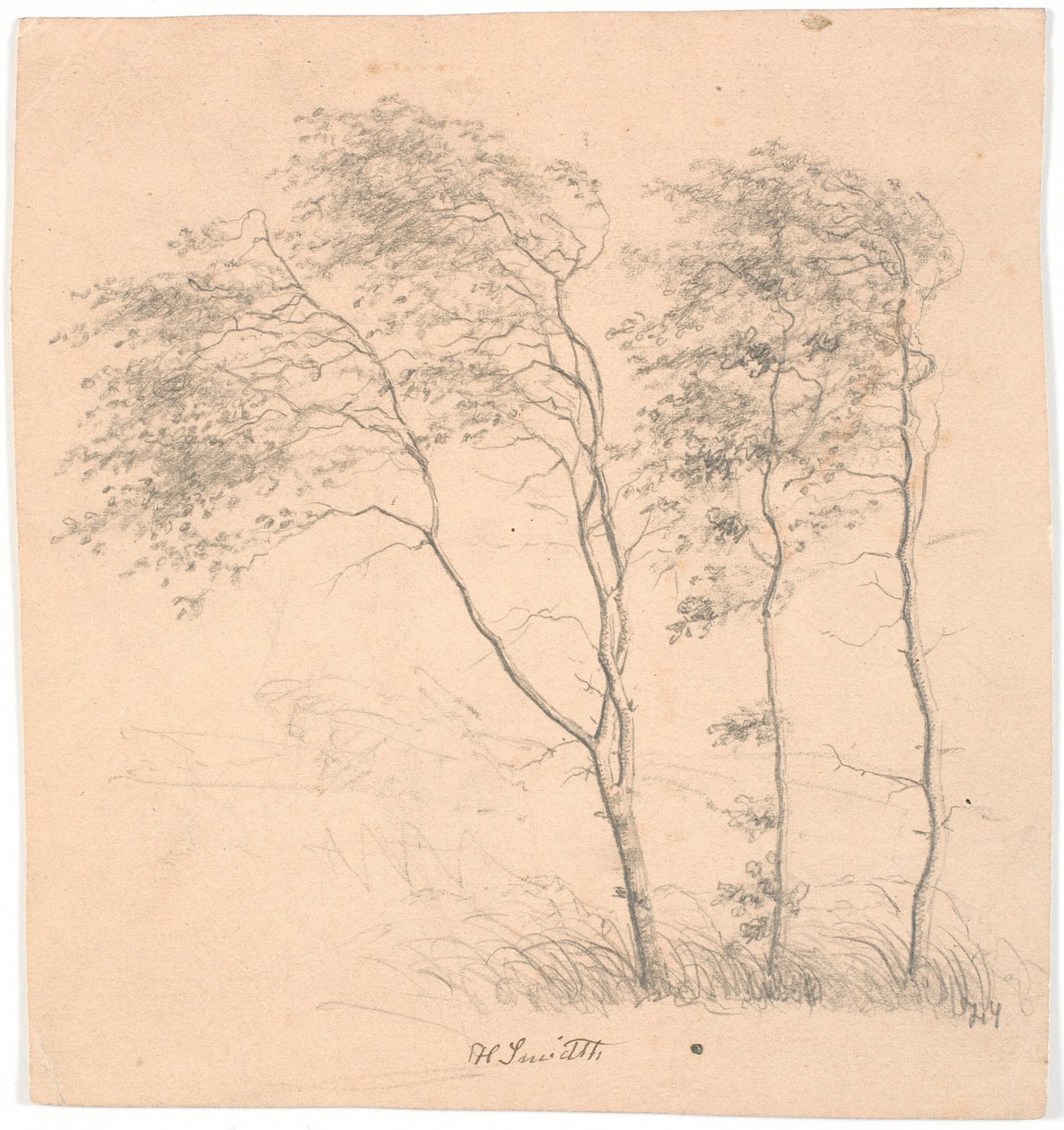 Three Trees by Hans Smidth