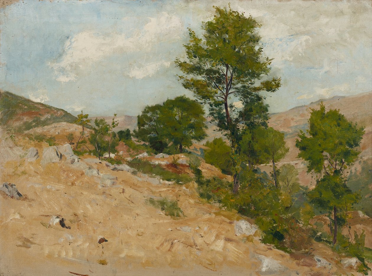 Near Anticoli by Hans Tichy