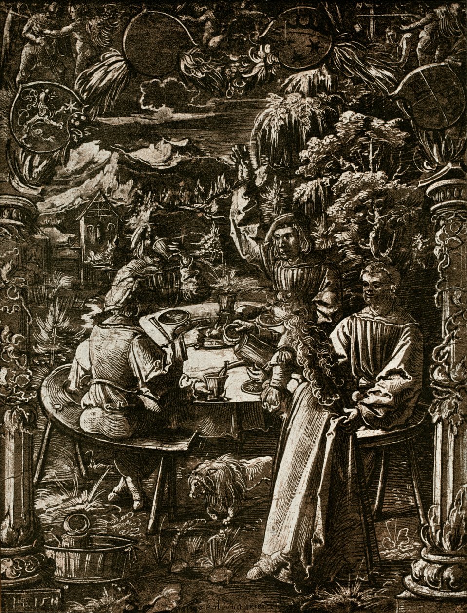Glasvisierung by Hans the Younger Leu