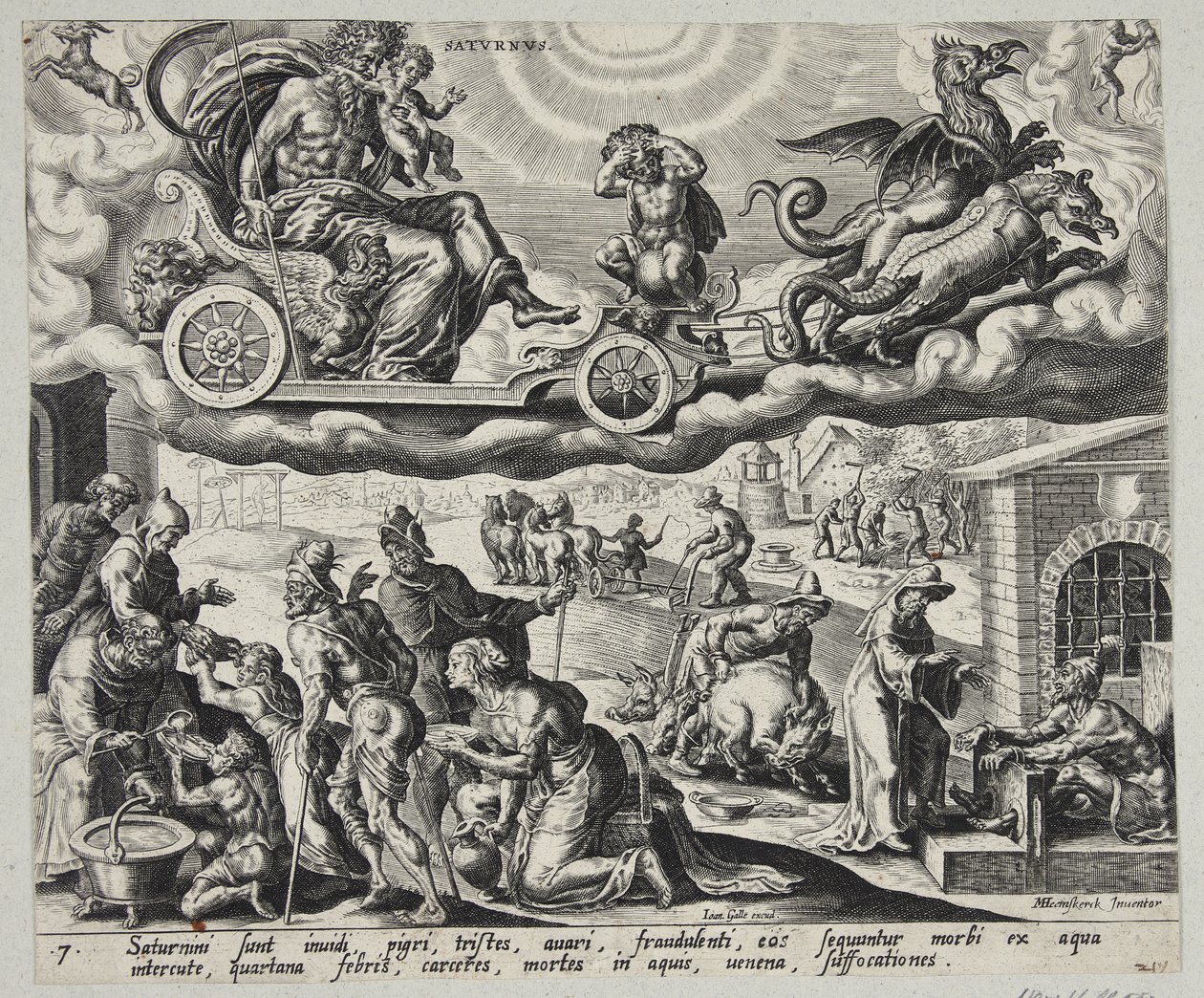 Saturn by Harmen Jansz. Muller