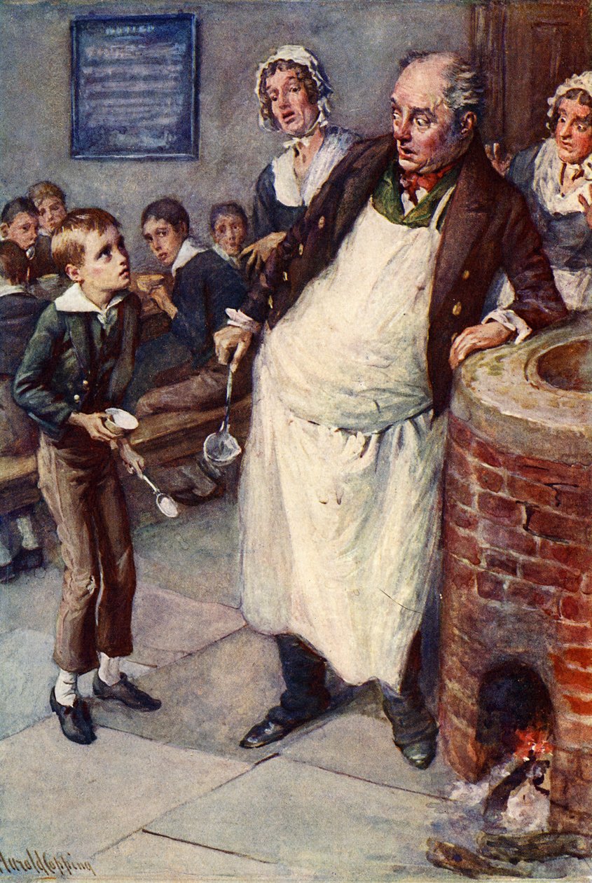 Charles Dickens - Oliver Twist by Harold Copping
