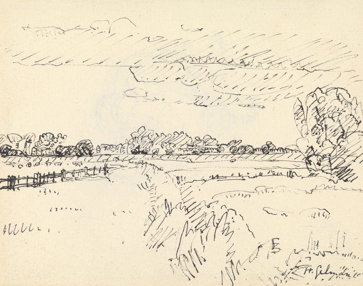 Romney Marsh by Harold Gilman