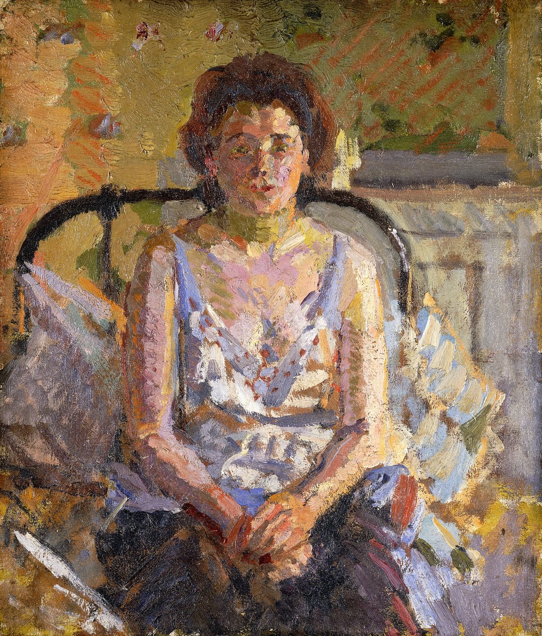 Woman on a Bed by Harold Gilman