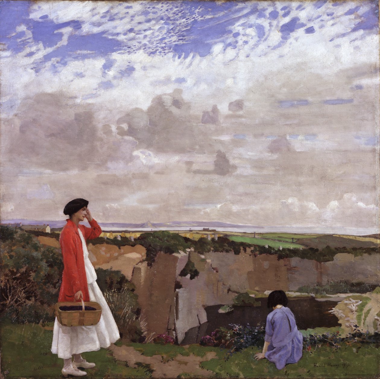 Blackberrying by Harold Harvey