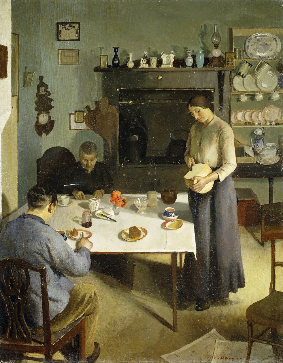 The Tea-Table by Harold Harvey