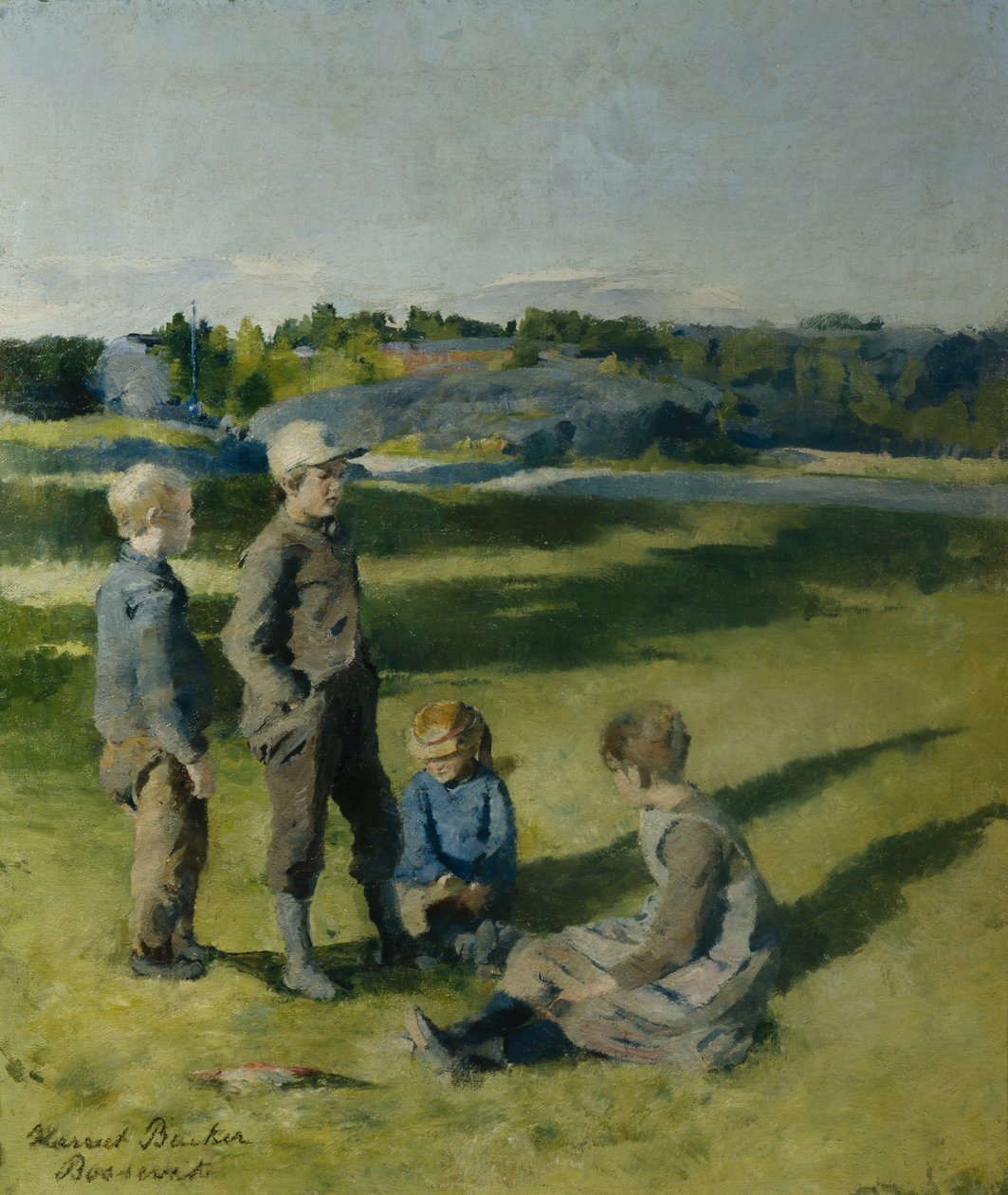 Children, Bossevik by Harriet Backer