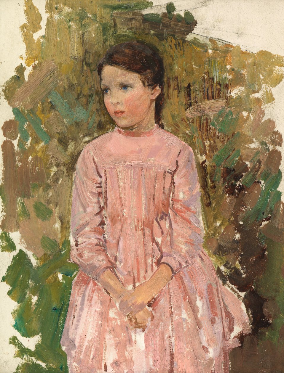 Girl in a Pink Dress by Harry Watson