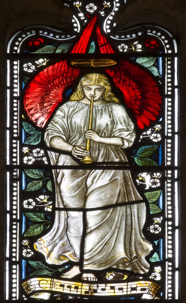 Musical Angel, 1876 by Harry Ellis Wooldridge