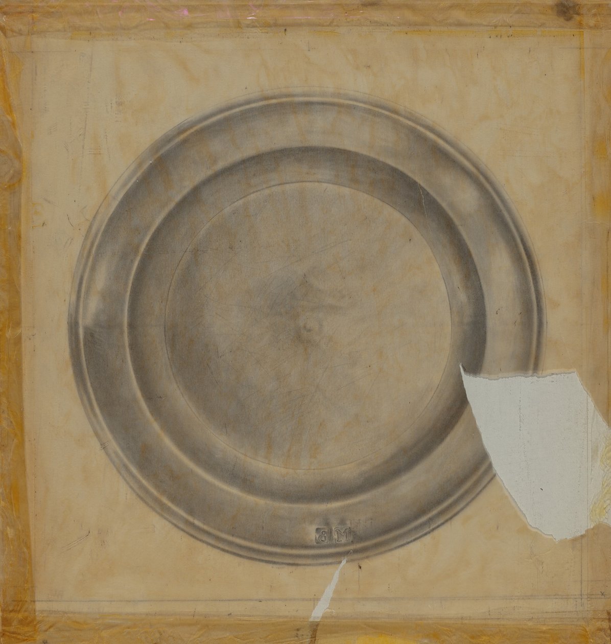 Pewter Plate by Harry Goodman