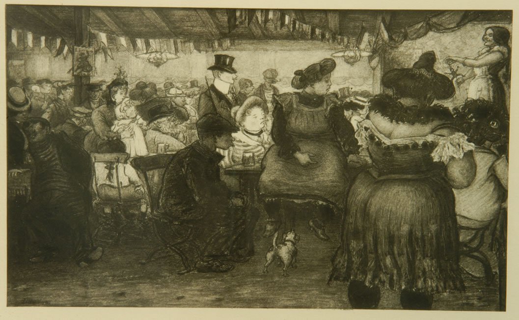 In the Pub by Heinrich Zille