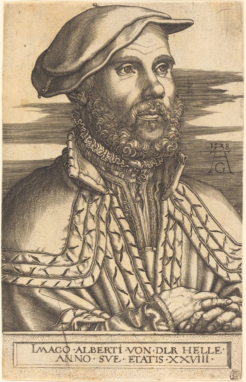 Albert van der Helle by Heinrich Aldegrever