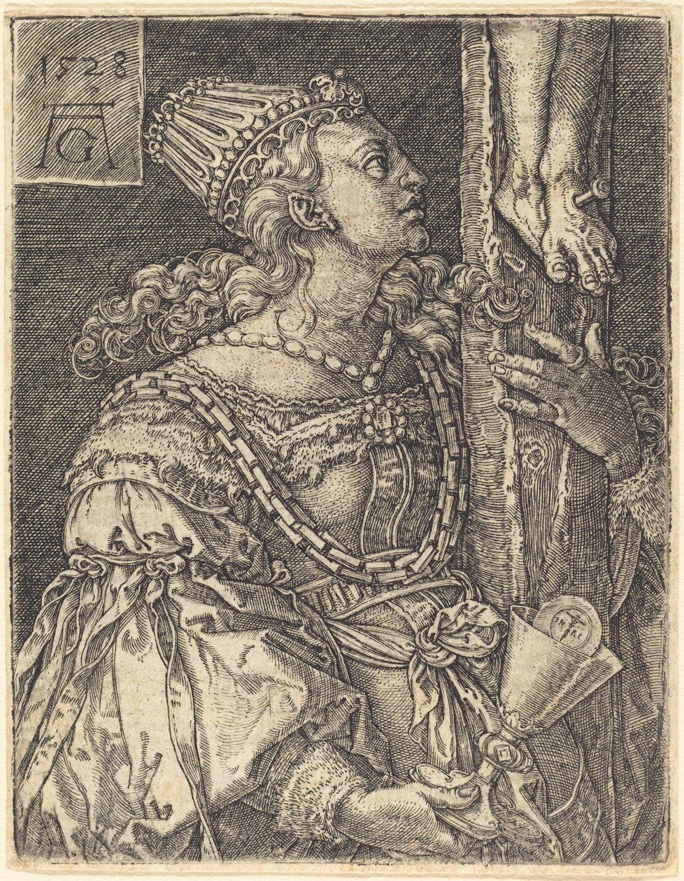 Faith, 1528 by Heinrich Aldegrever