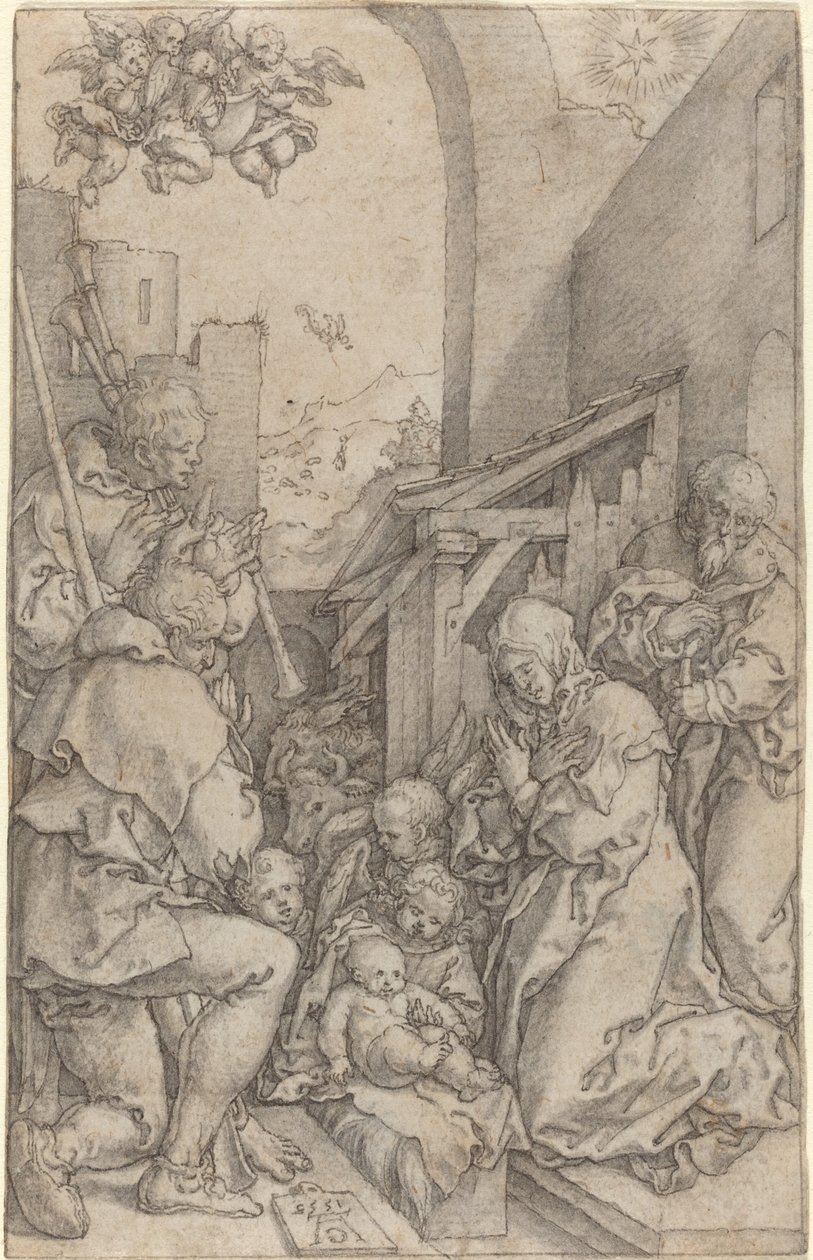 The Nativity by Heinrich Aldegrever