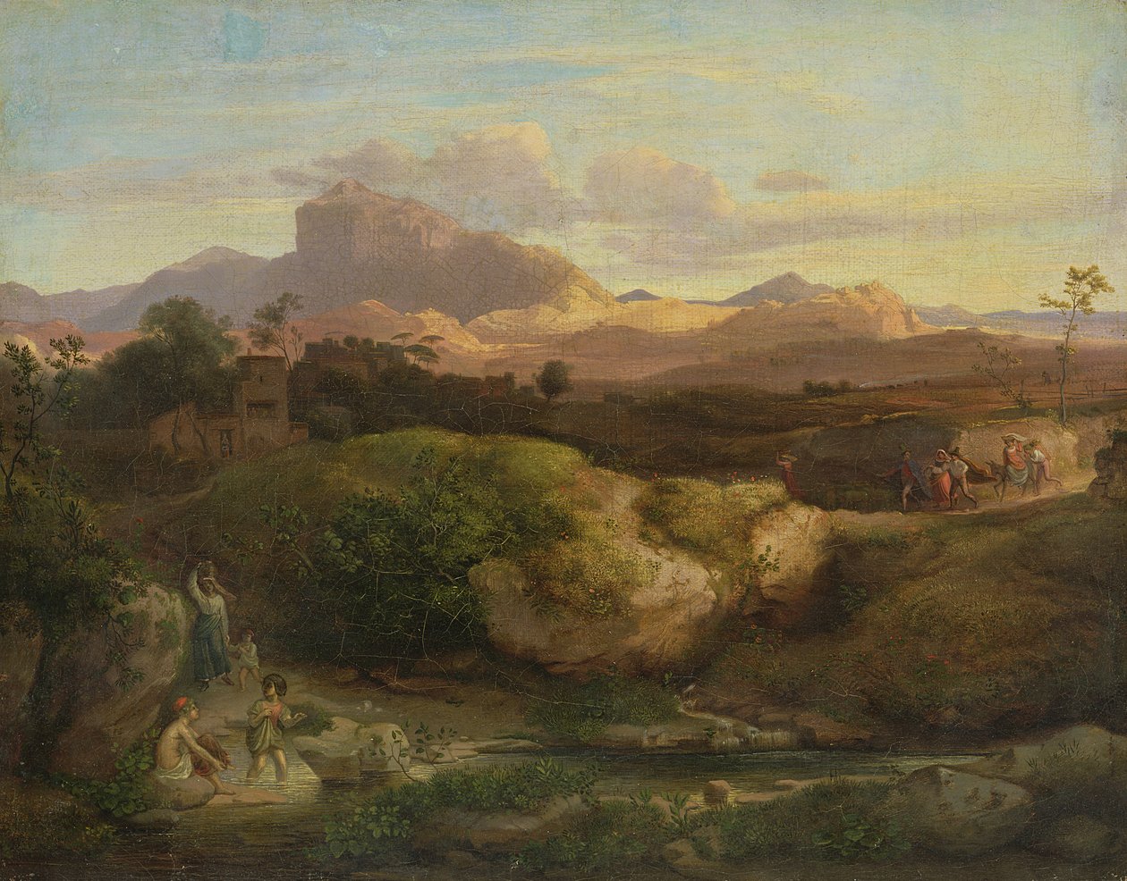 Roman Landscape by Heinrich Dreber