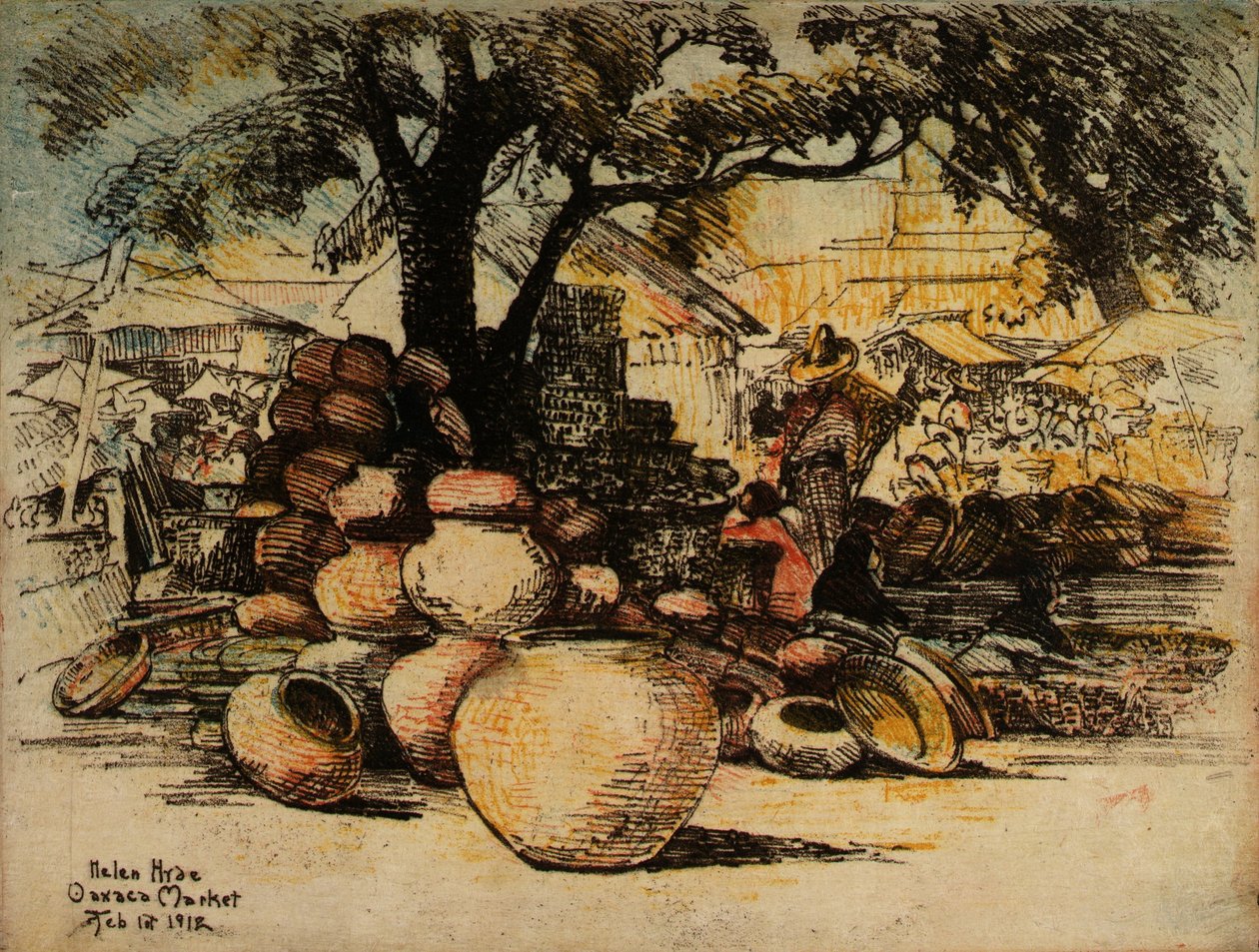 Oaxaca Market by Helen Hyde