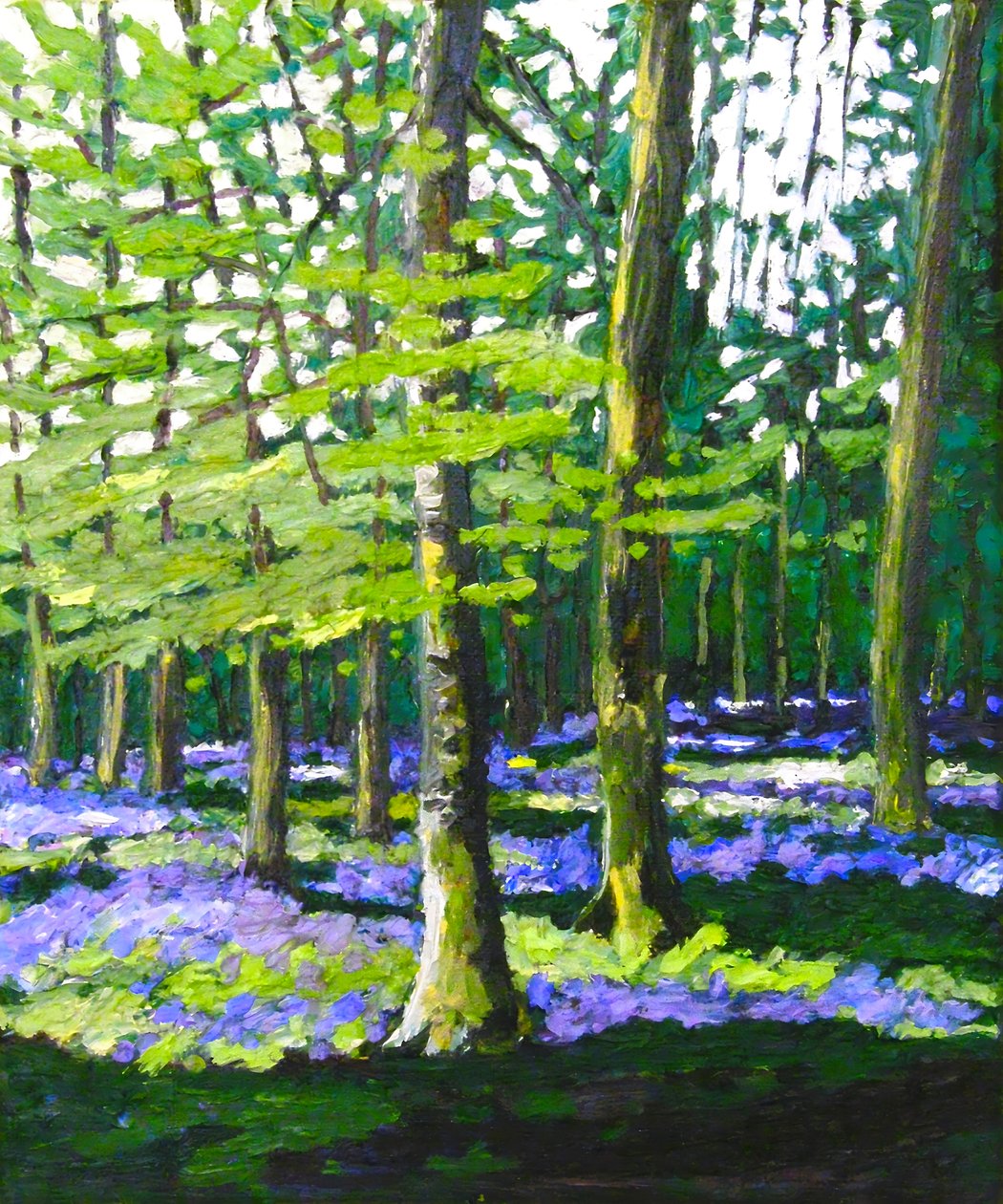 Bluebell Wood, 2009 by Helen White