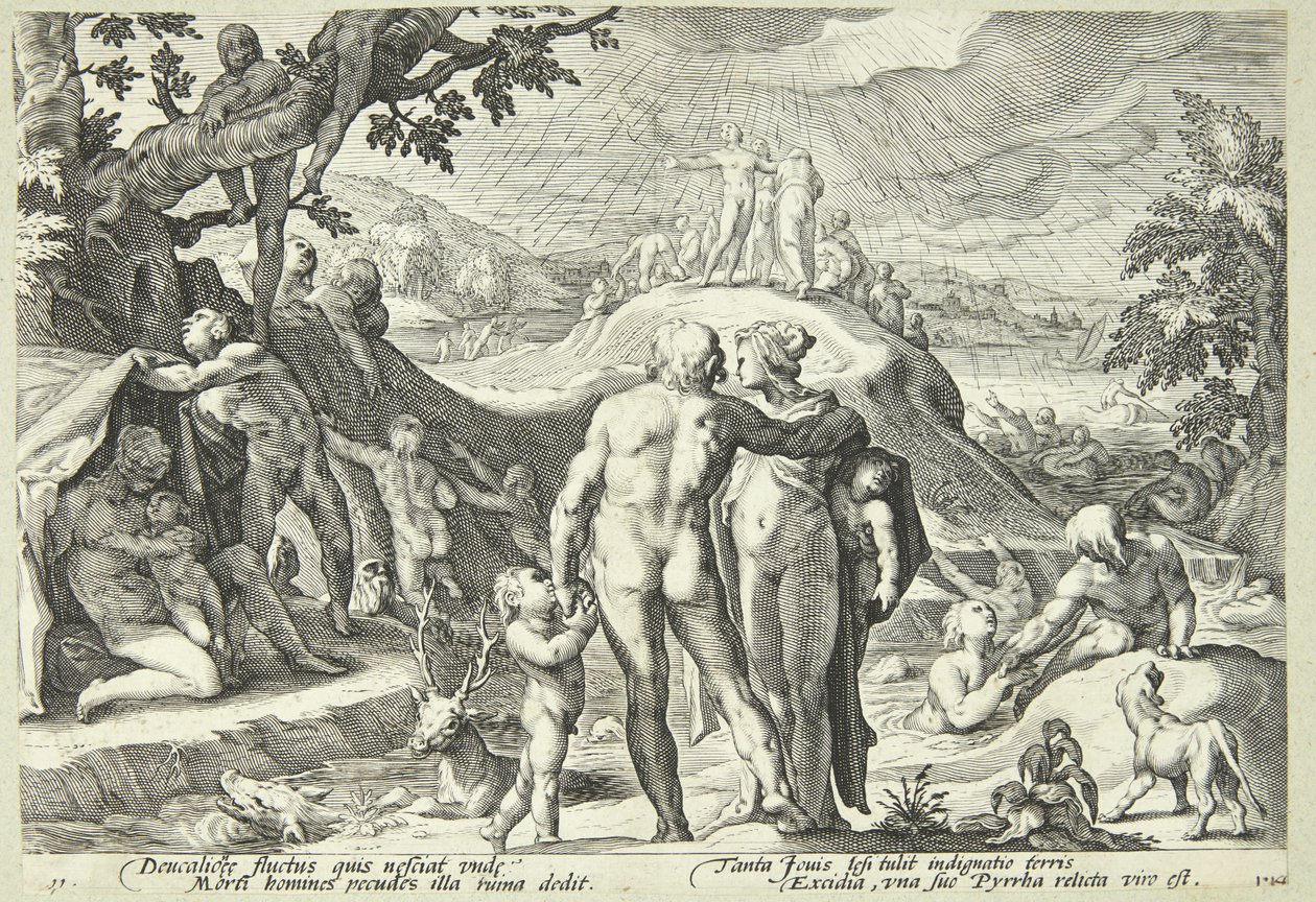 The Flood by Hendrick Goltzius