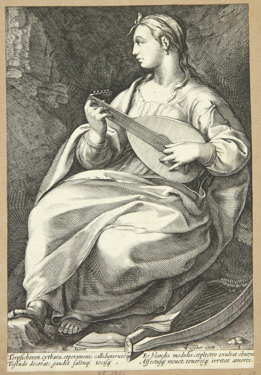 Terpsichore by Hendrick Goltzius