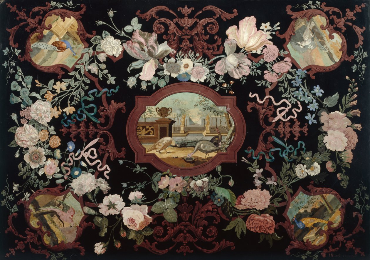 Scagolia table top by Hendrik Busch
