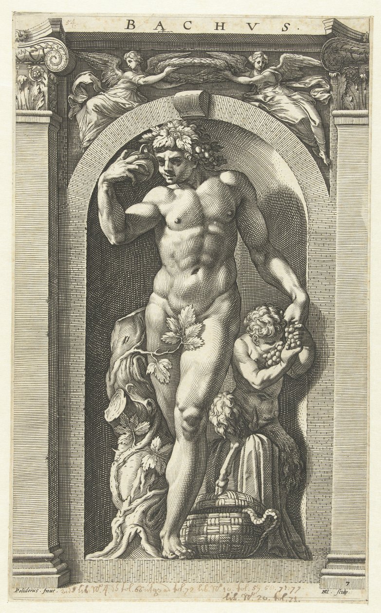 Bacchus by Hendrik Goltzius
