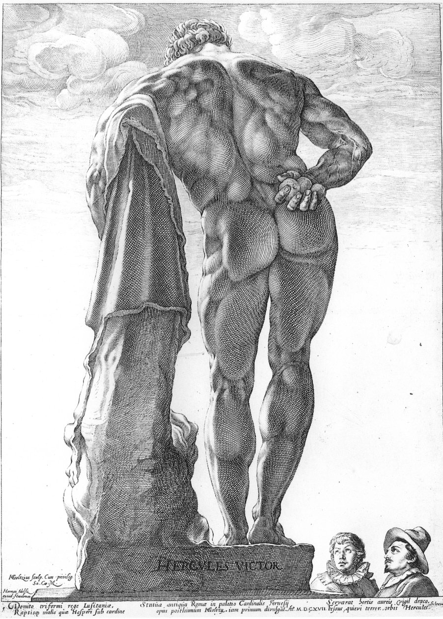 Farnese Hercules by Hendrik Goltzius