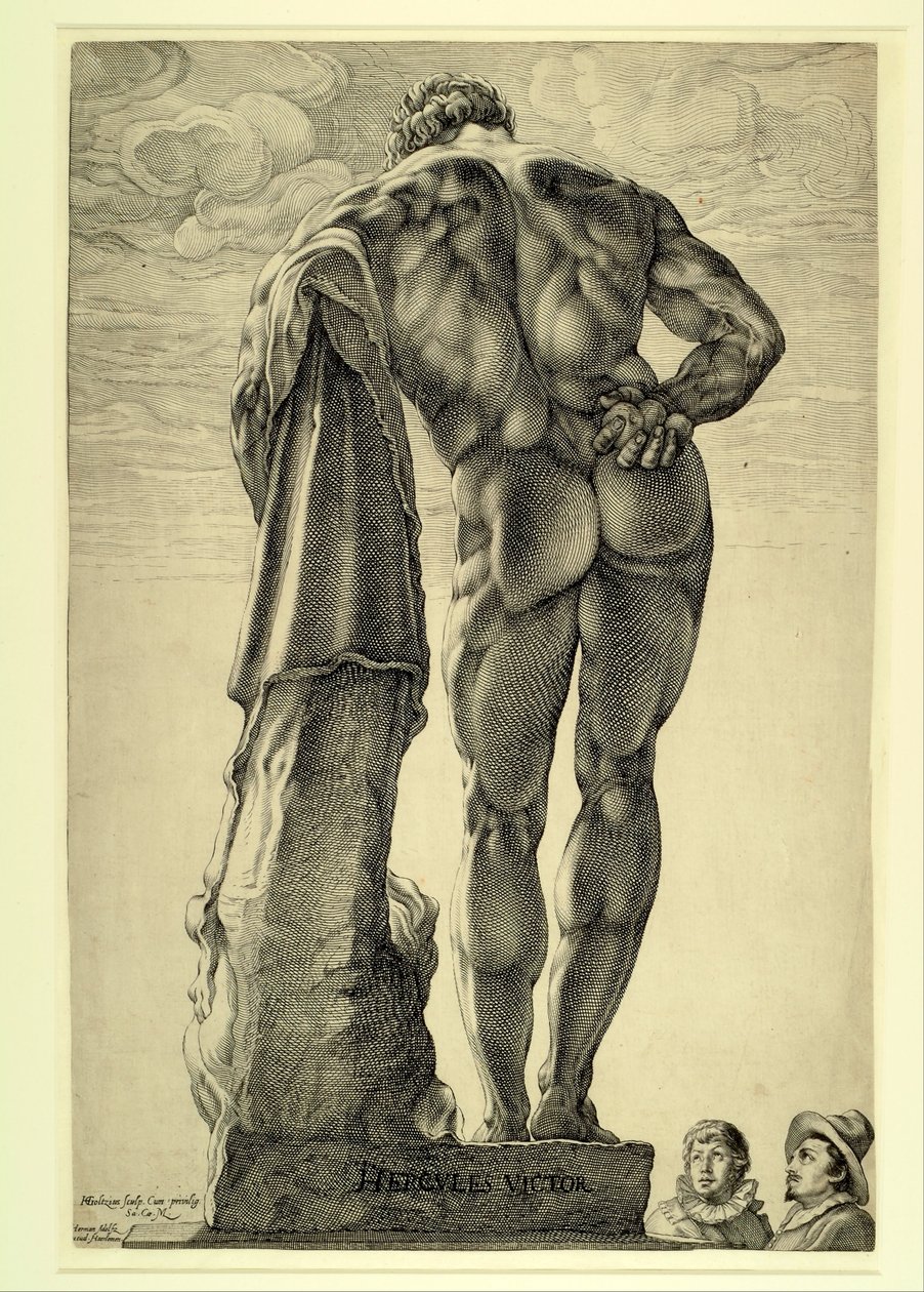 Farnese Hercules by Hendrik Goltzius