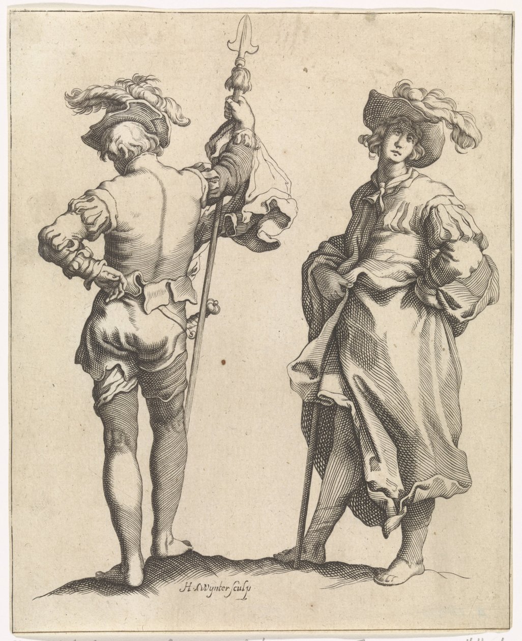 Two Soldiers by Hendrik Winter