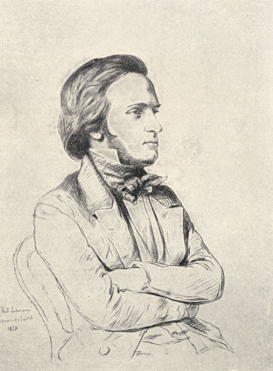 Wilhelm Richard Wagner in 1850 by Henri Lehmann