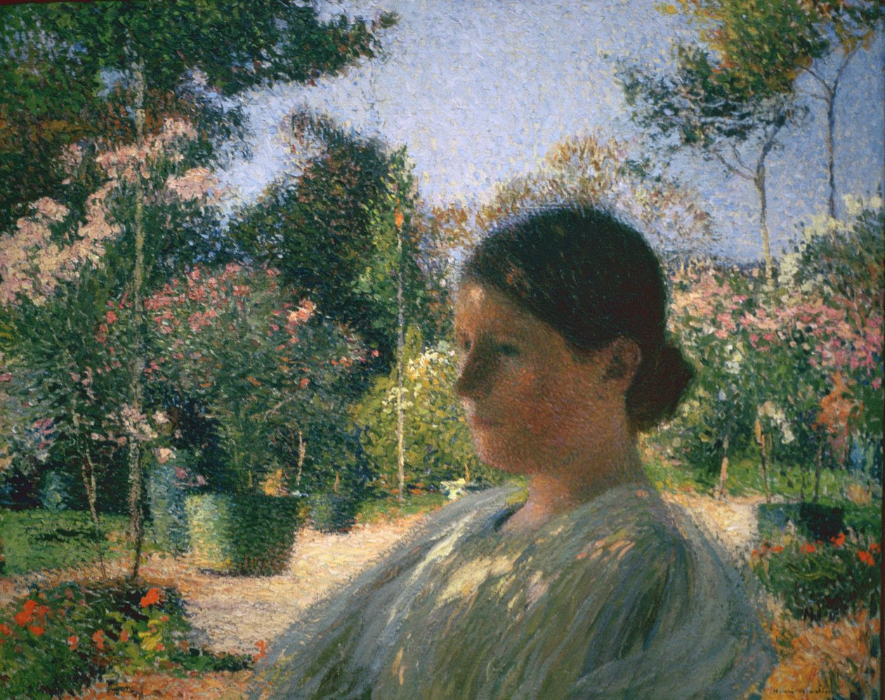 In the Garden, 1904 by Henri Martin