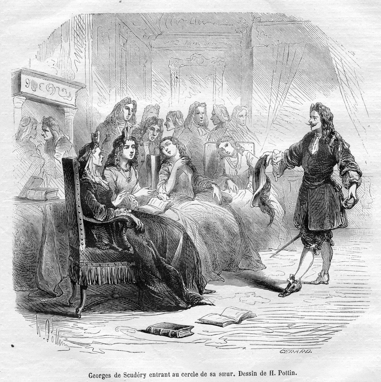 Engraving by Henri Pottin