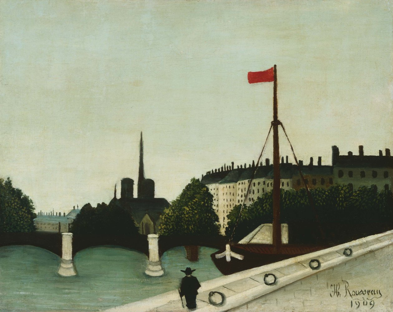 Notre Dame by Henri Rousseau