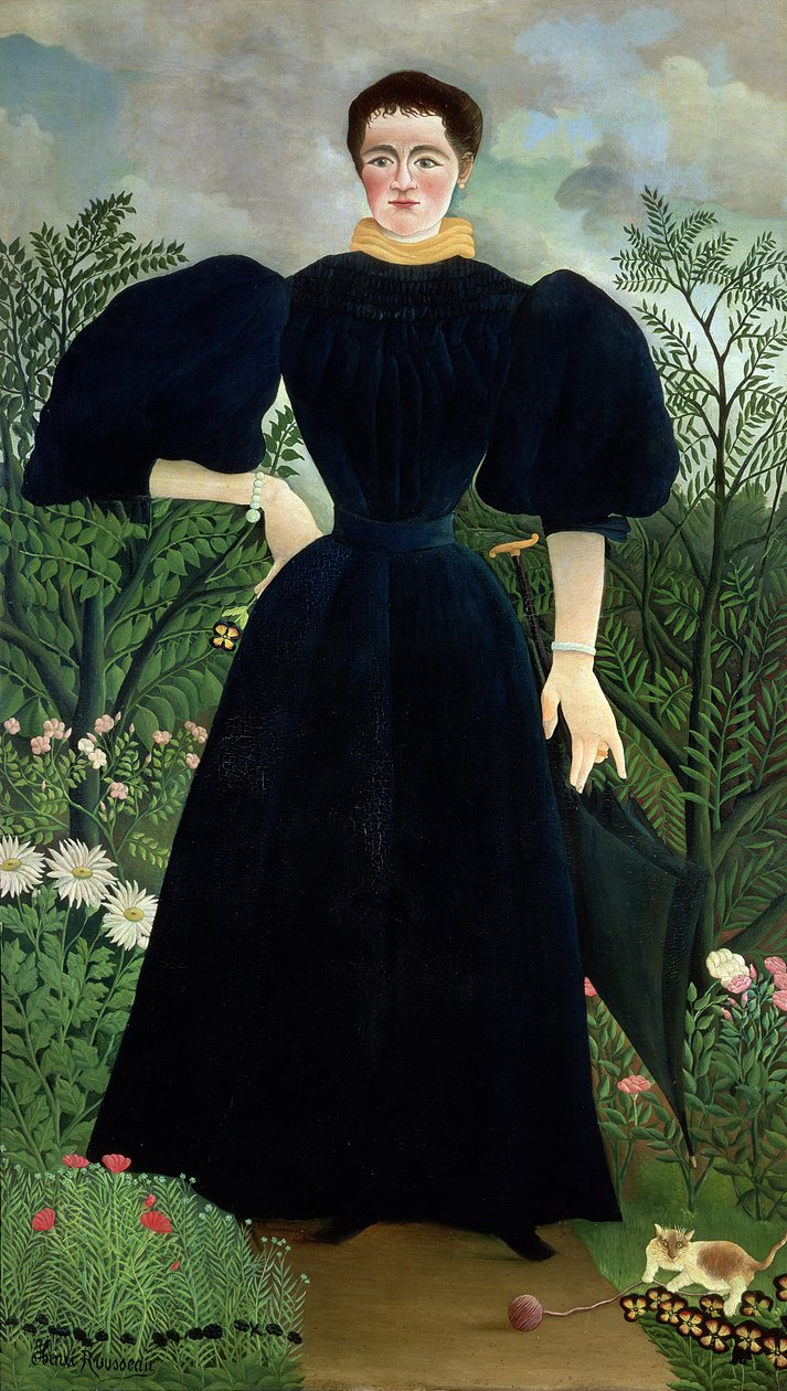 Portrait of a Woman, c.1895-97 by Henri Rousseau