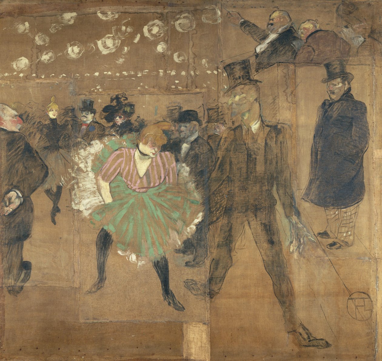 Panels for the Booth of La Goulue, at the Foire du Trône in Paris by Henri de Toulouse Lautrec