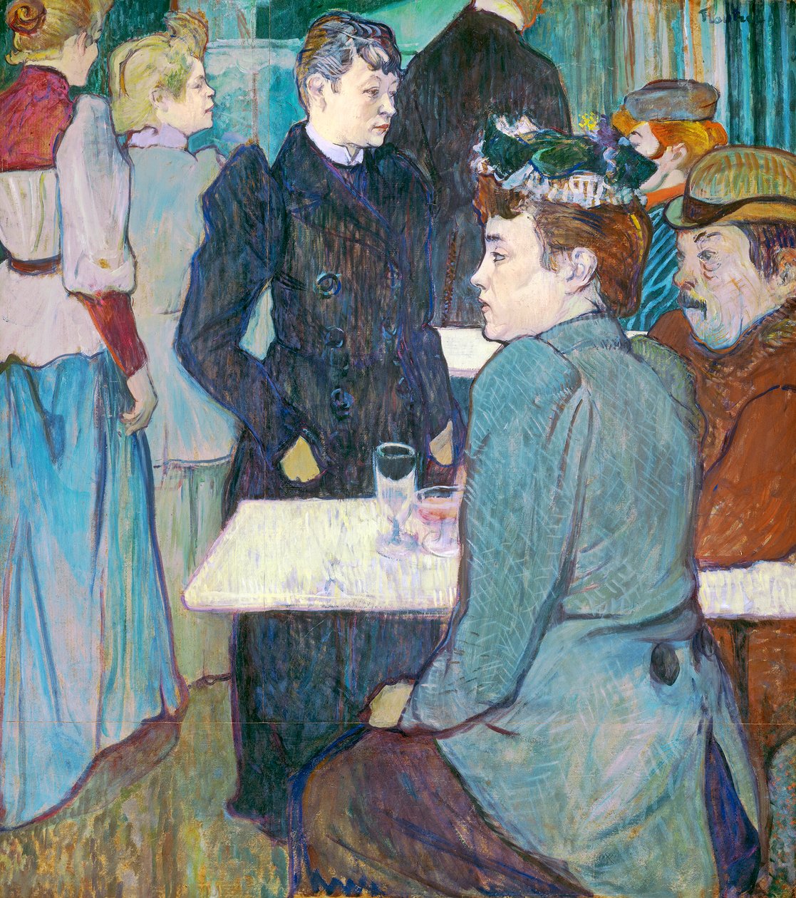 A Corner of the Moulin de la Galette, 1892 by Henri de Toulouse Lautrec