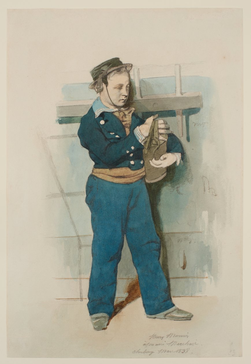 Young Midshipman by Henri Bonaventure Monnier