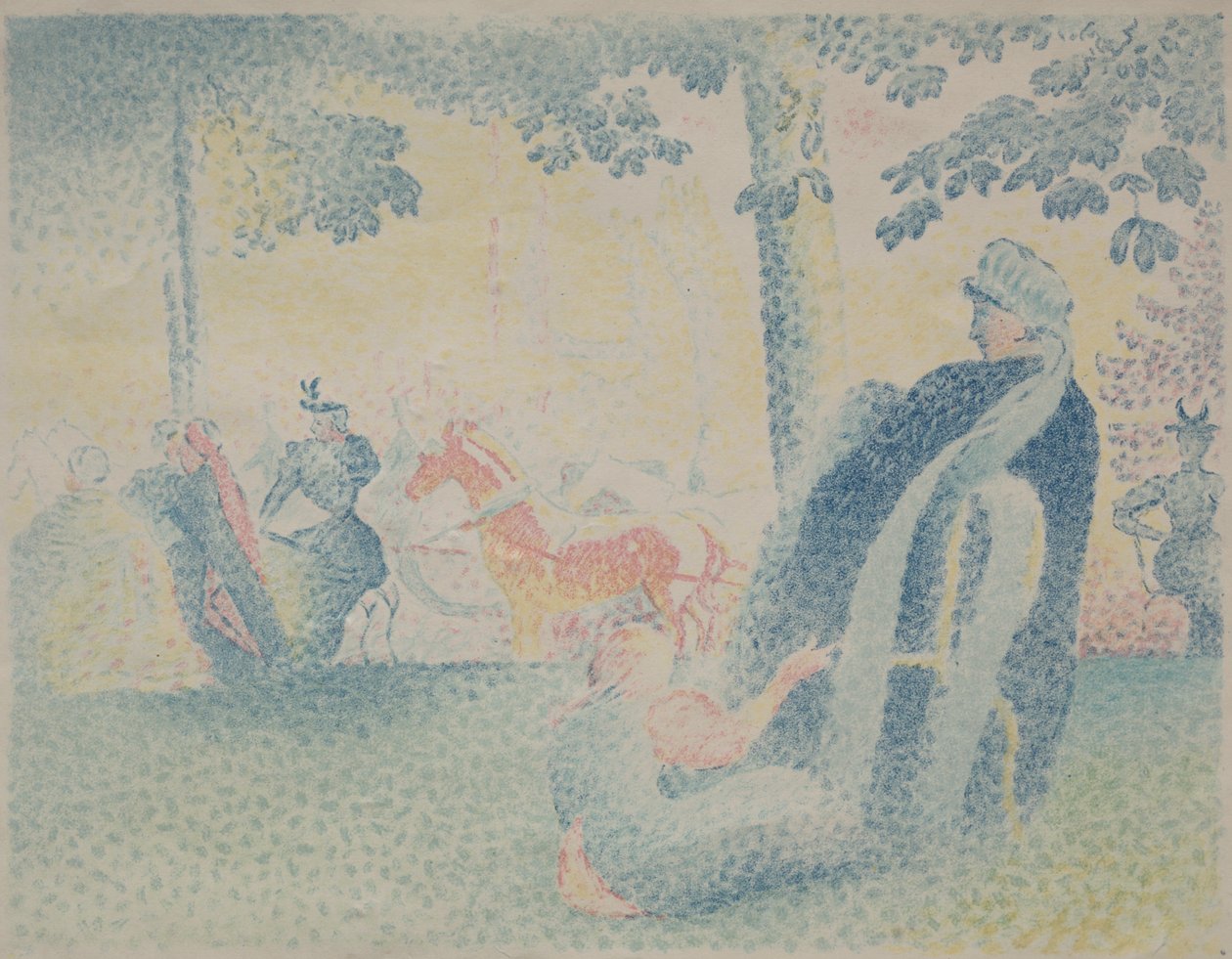 In the Park by Henri Edmond Cross
