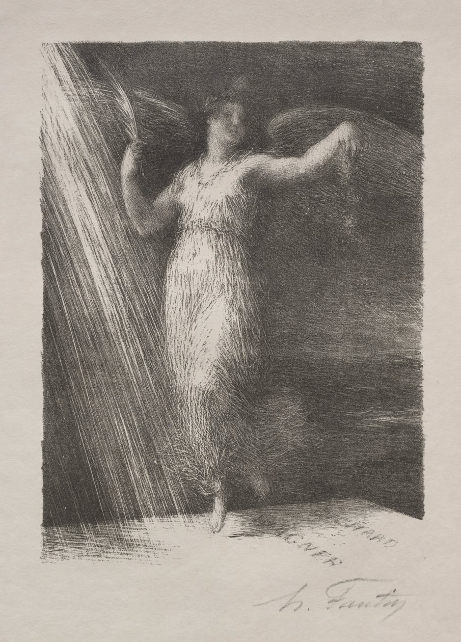 Awakening by Ignace Henri Jean Fantin Latour