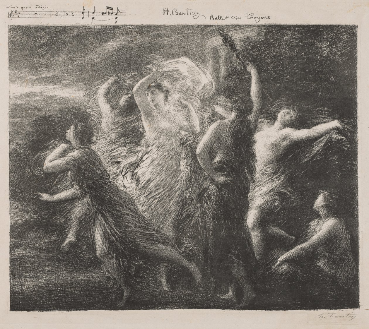 Ballet of Troyons by Ignace Henri Jean Fantin Latour