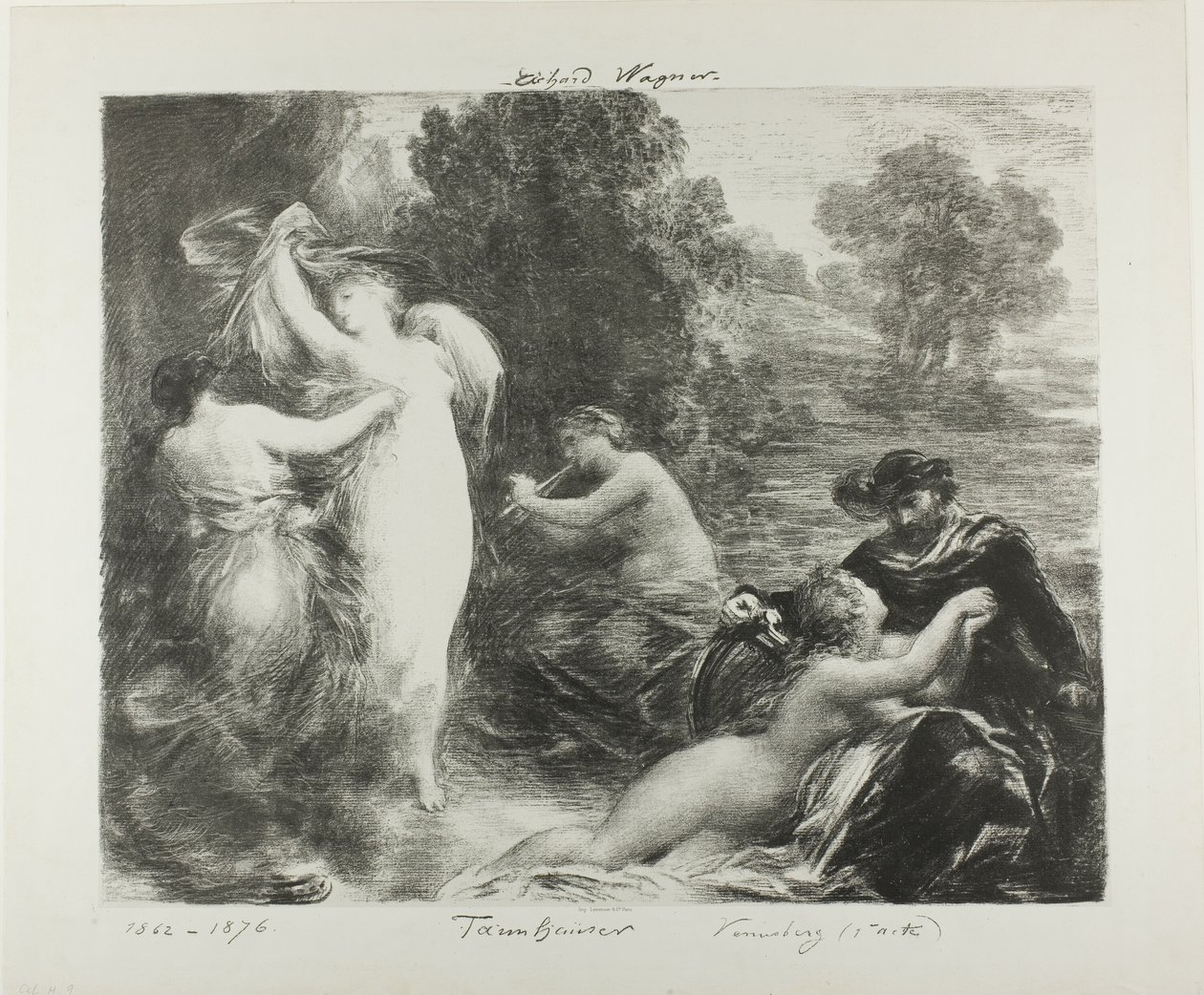 Tannhäuser: Venusberg by Ignace Henri Jean Fantin Latour