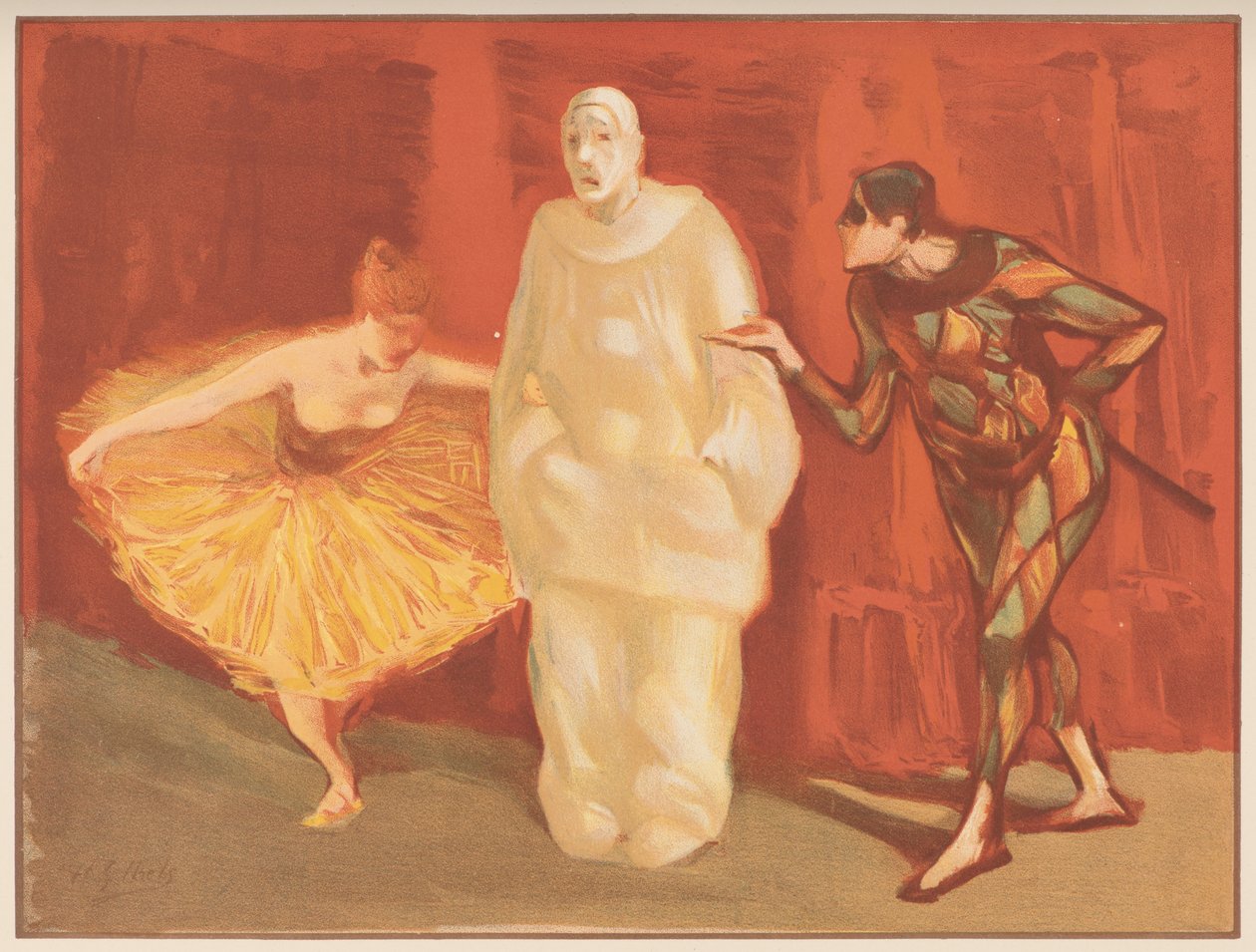 Pantomime by Henri Gabriel Ibels