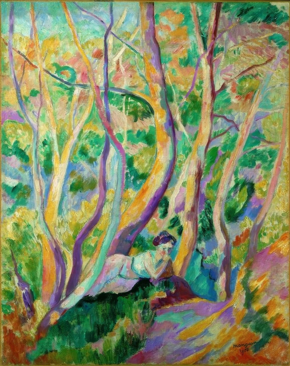 Woman in the Forest by Henri Manguin