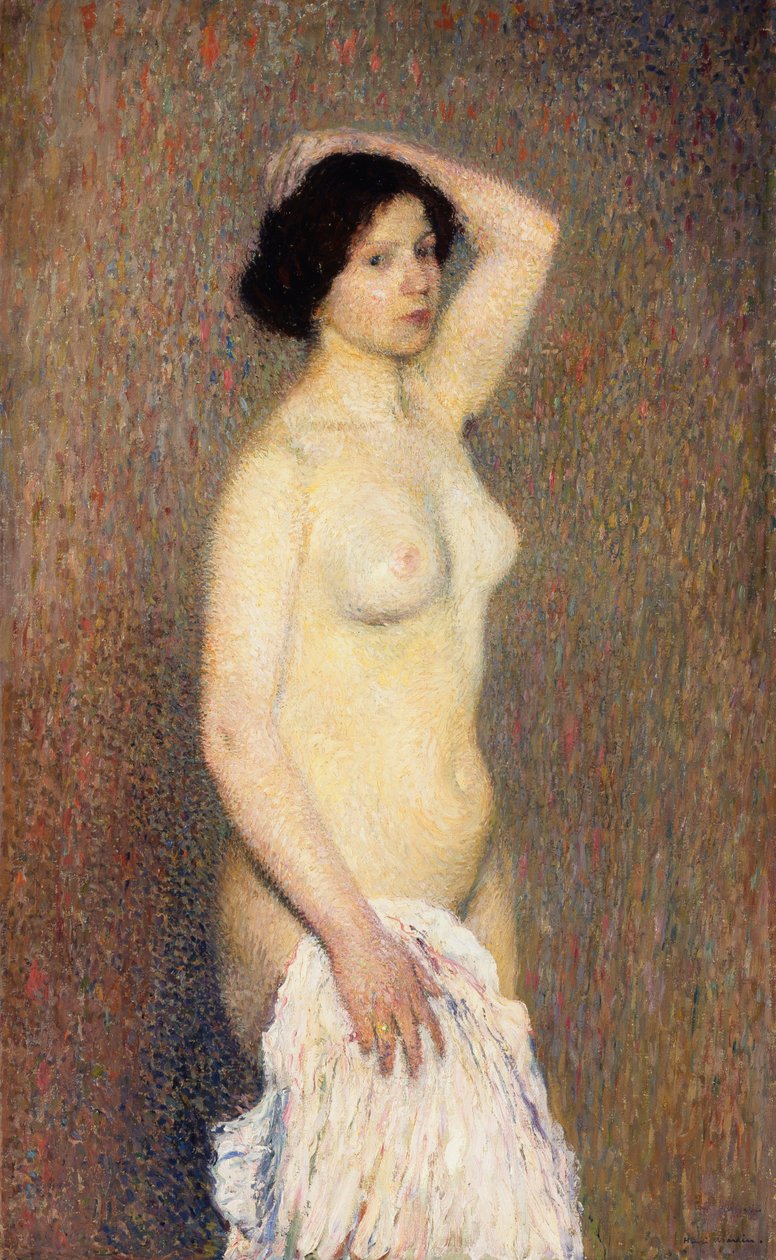 Nude Woman Standing by Henri Martin