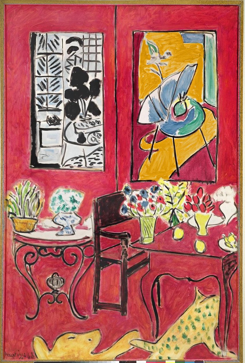 Large Red Interior by Henri Matisse