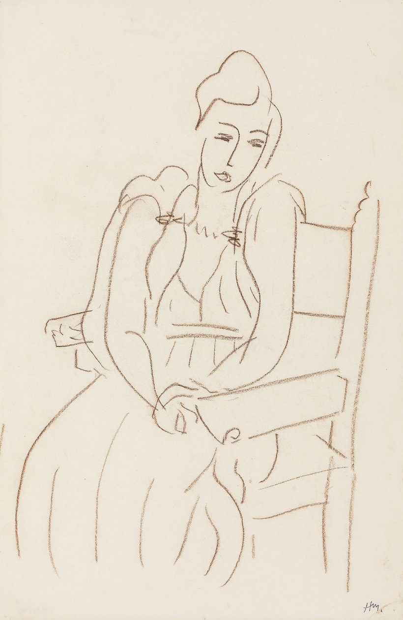 Seated Woman by Henri Matisse