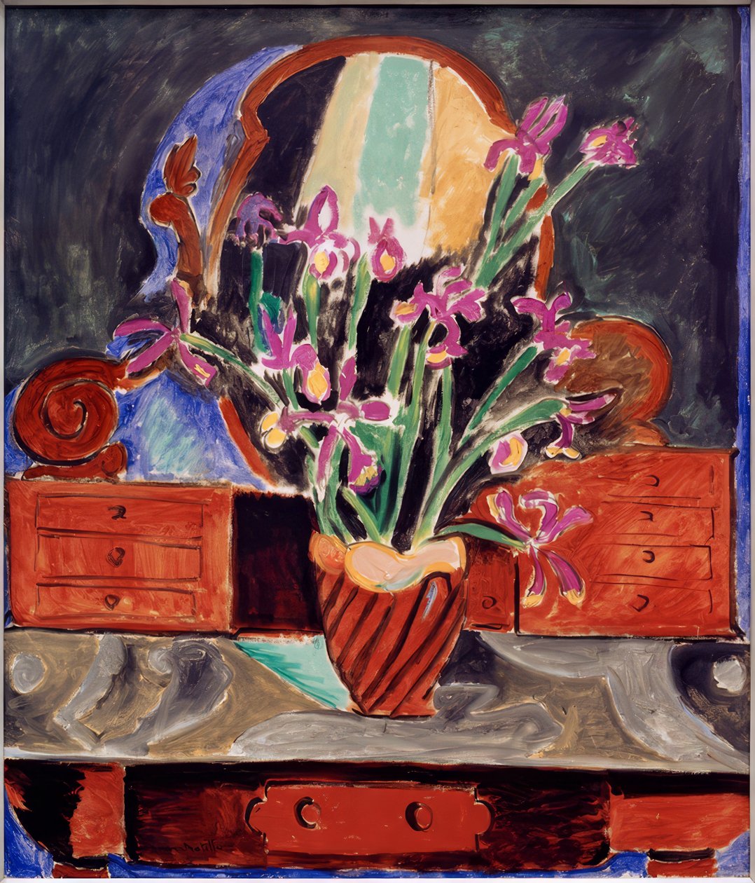 Vase with Irises by Henri Matisse