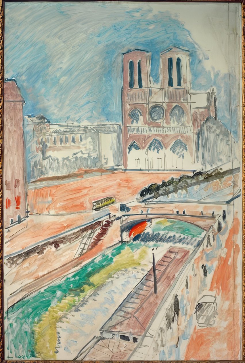 View of Notre-Dame by Henri Matisse