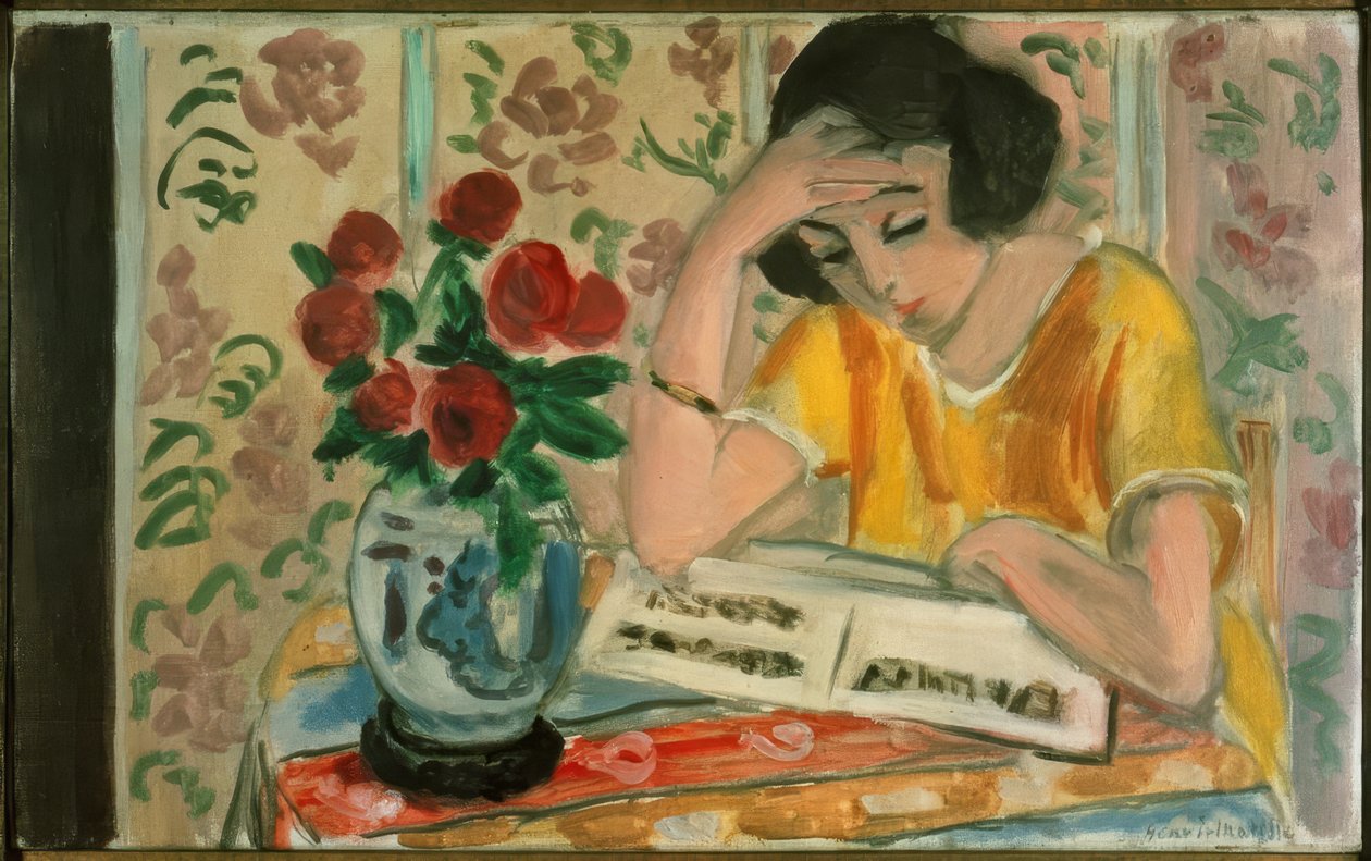 Woman Reading by Henri Matisse